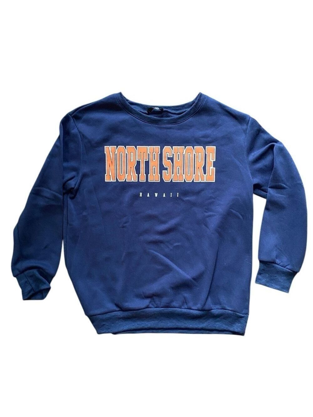 Shein Navy Hawaii North Shore Sweatshirt Large